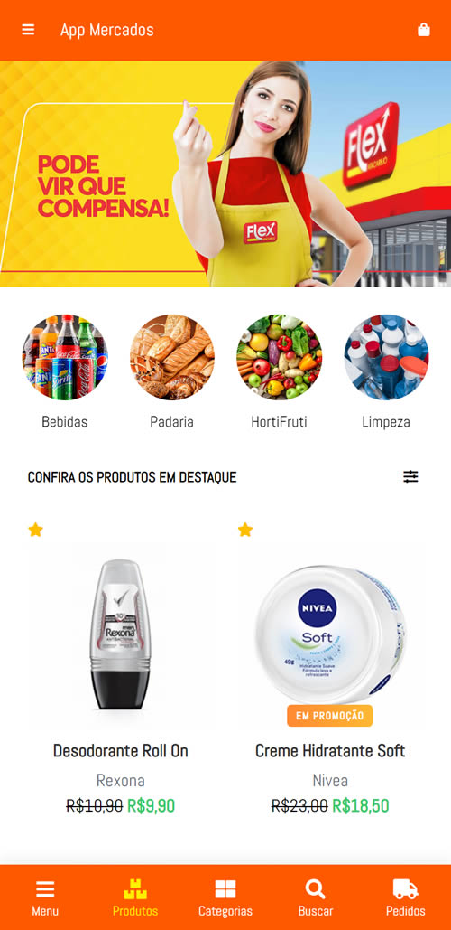 Publicação do aplicativo AppMercados