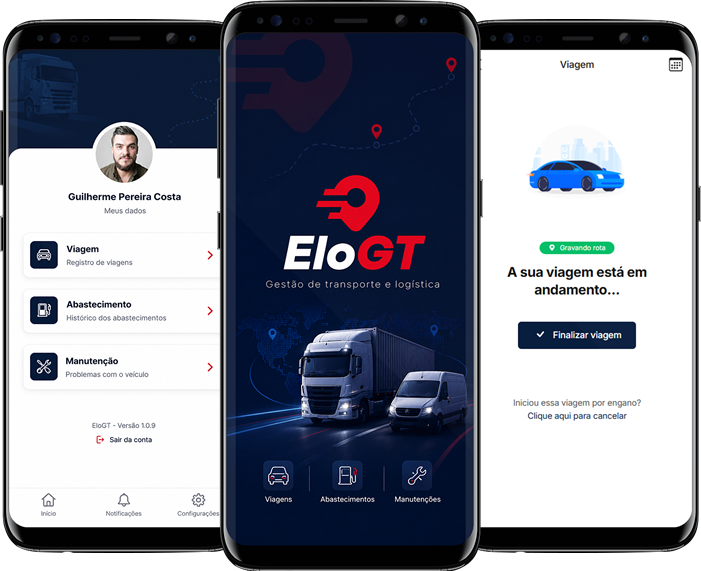 Aplicativo de transporte EloGT desenvolvido pela Dynamica Soft